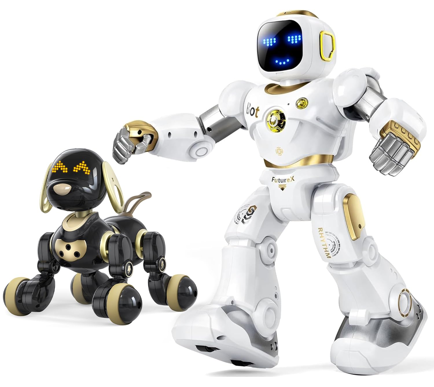 Amazon.com: Ruko 1088 Gold Smart Robot and 18011 Black Gold Robot